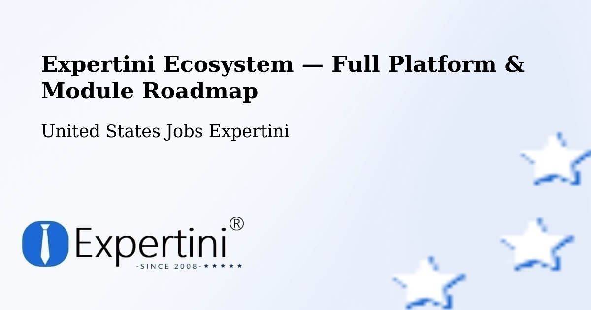 Expertini Ecosystem — Full Platform & Module Roadmap – Lufkin